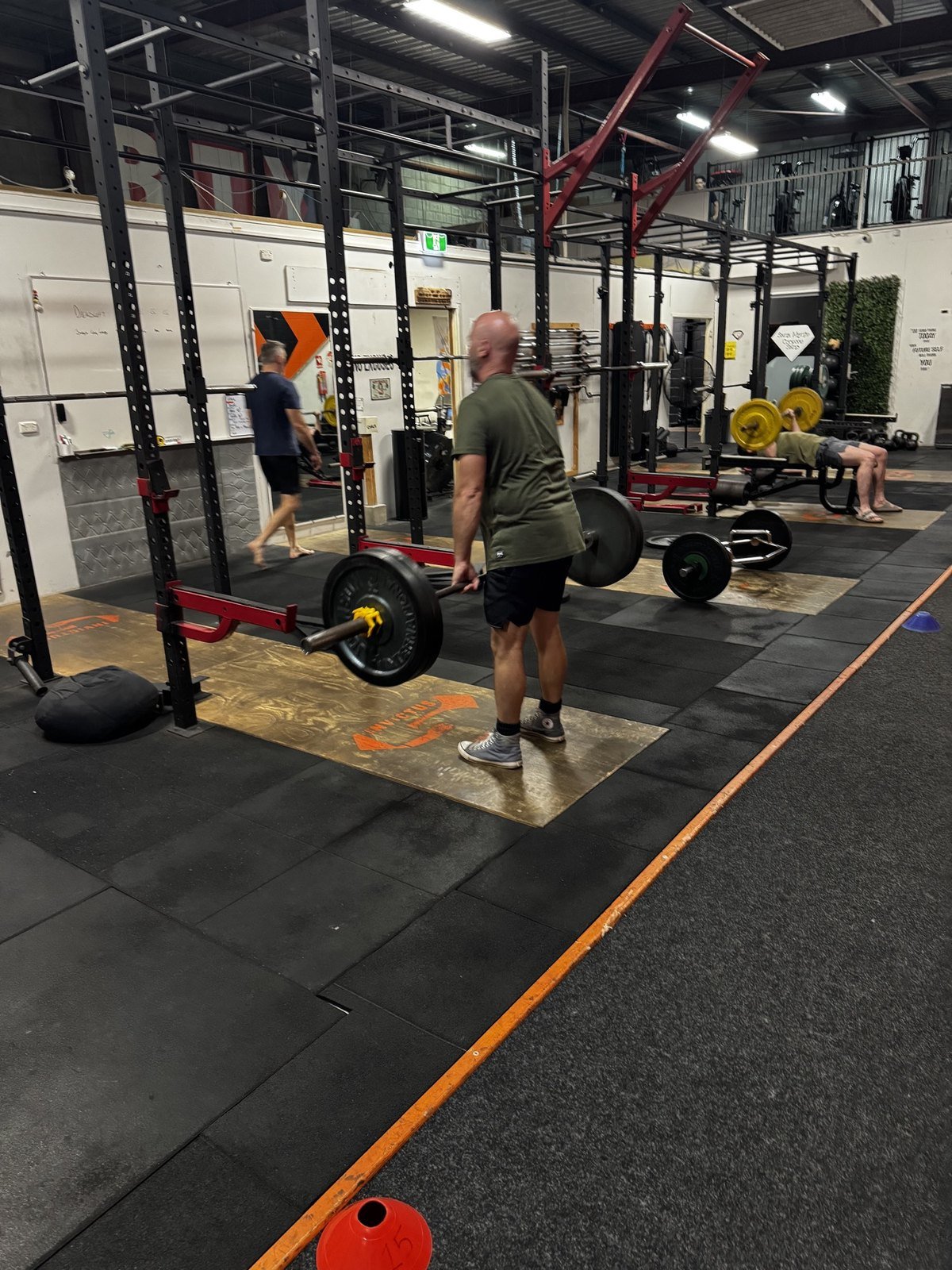 CEO Strength, deadlift on the floor